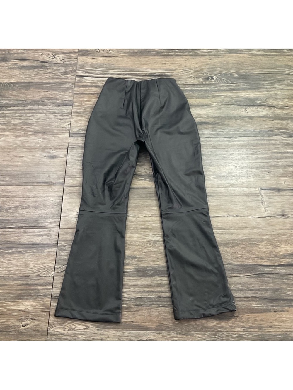 Tuckernuck Ashford Black Faux Leather cropped pants